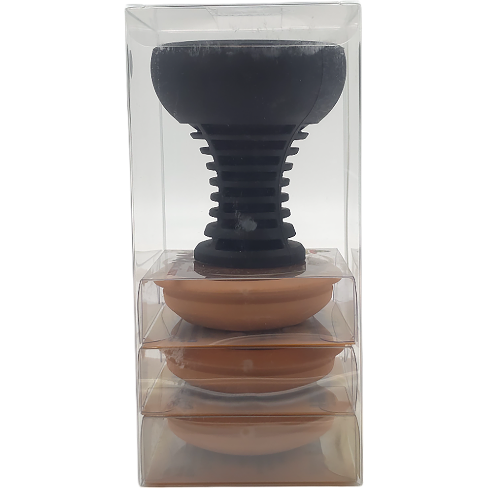 Silicone Bowl with 3 Clay Inserts (Medium and Large Inserts)