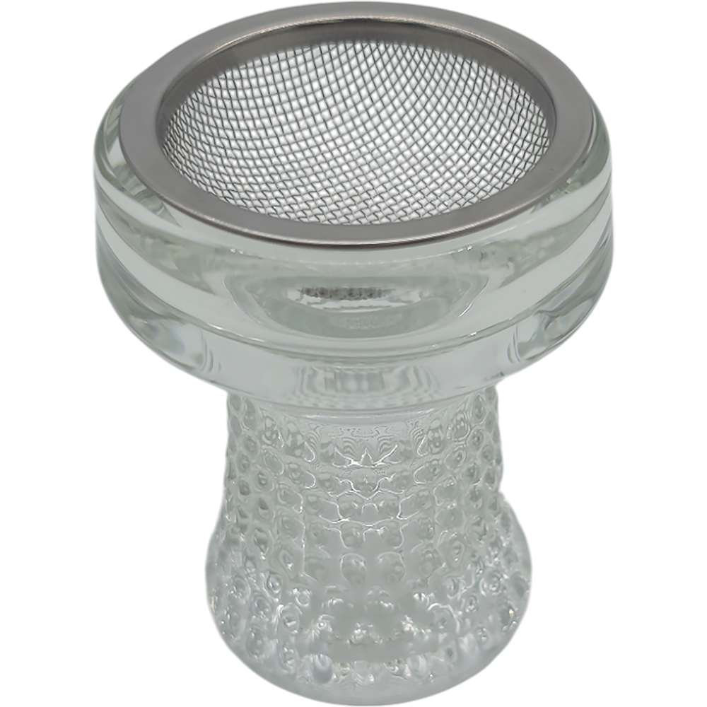 Clear Glass Bowl with Mesh Screen